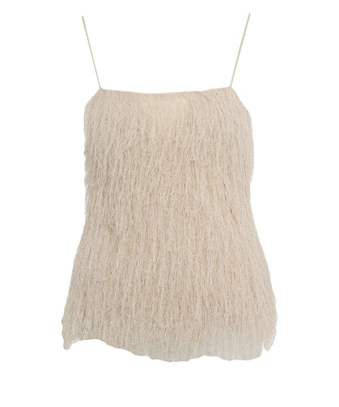 Top mit Fransendetails