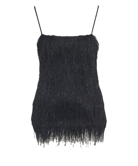 Top mit Fransendetails