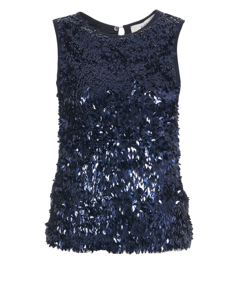 Top with sequin application