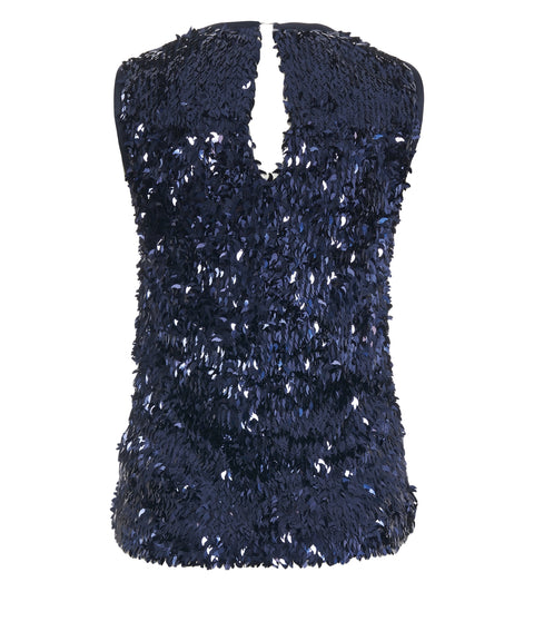 Top with sequin application