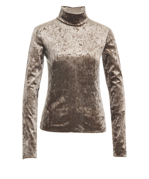 T-Shirt mit Rollkragen