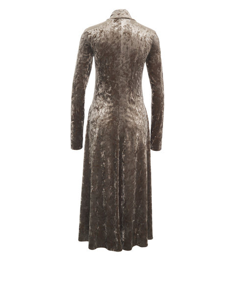 Midi-Kleid aus Samt