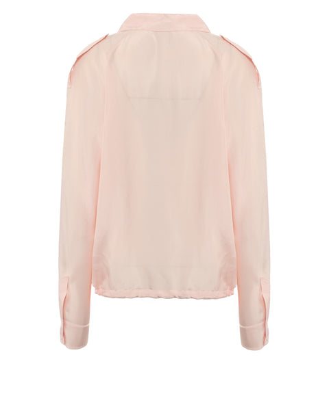 Bluse aus Seide