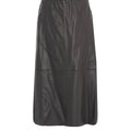 Leather midi skirt 'Nahee'