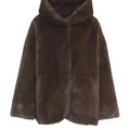 Jacke aus Kunstpelz