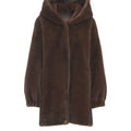 Cappotto in pelliccia sintetica