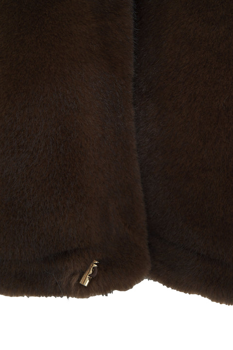 Faux fur coat