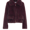 Jacke aus Kunstpelz