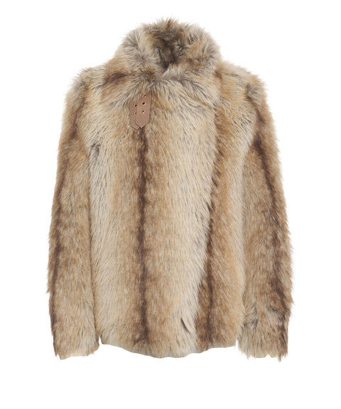 Faux fur jacket