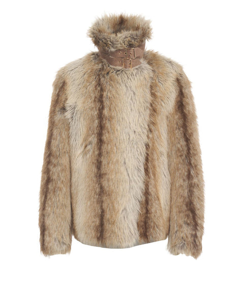 Faux fur jacket