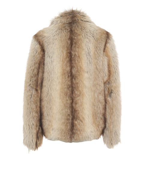 Faux fur jacket