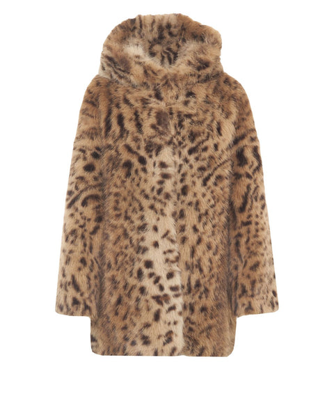Jacke aus Kunstpelz