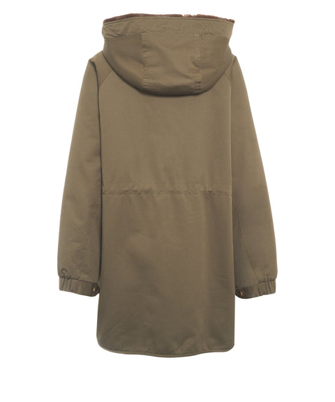 Parka mit Kordelzug an der Taille
