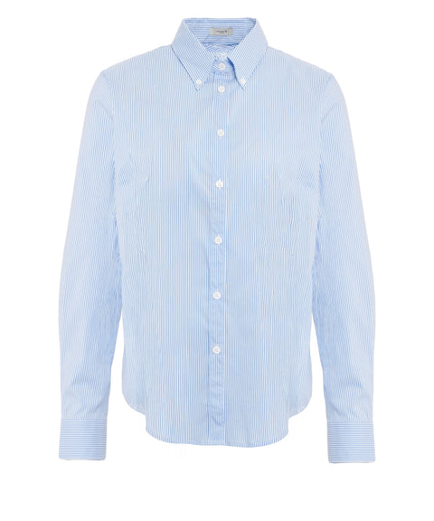 Camicia con fantasia a righe