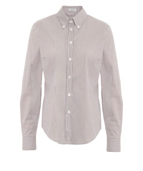 Camicia con fantasia a righe