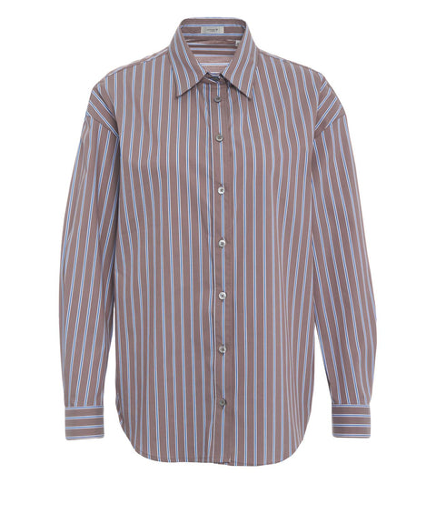 Camicia con motivo a righe