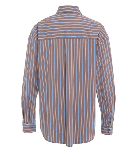 Camicia con motivo a righe