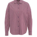 Camicia con fantasia a righe