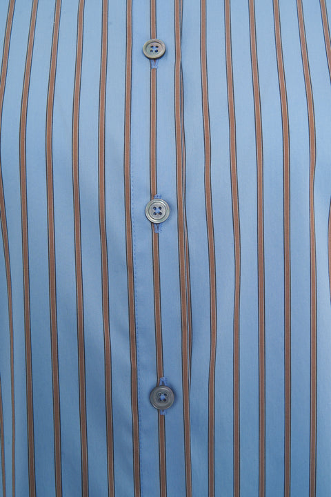 Camicia con fantasia a righe