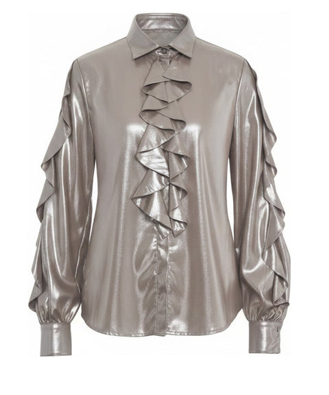 Bluse mit Rüschendetails