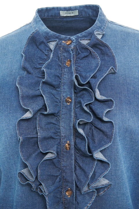 Hemd mit Rüschendetails