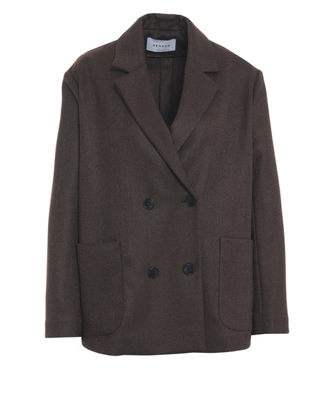 Blazer in wool blend
