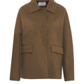 Jacket with flap pockets