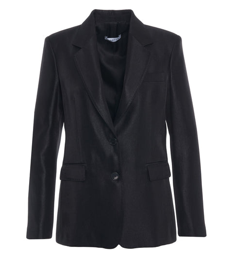 Blazer mit fallendem Revers