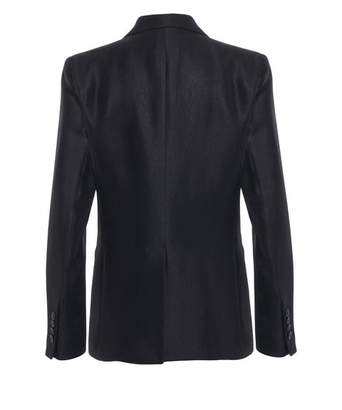 Blazer mit fallendem Revers