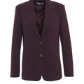 Blazer monopetto con revers a dente