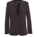 Single-breasted blazer with notch lapels