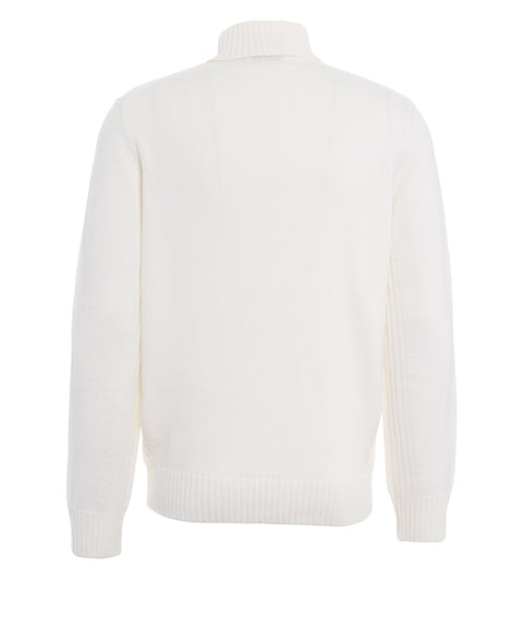 Wool turtleneck sweater