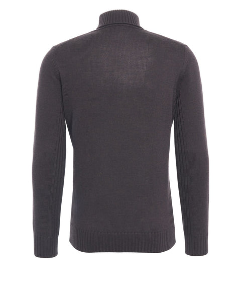 Rollkragenpullover aus Wolle