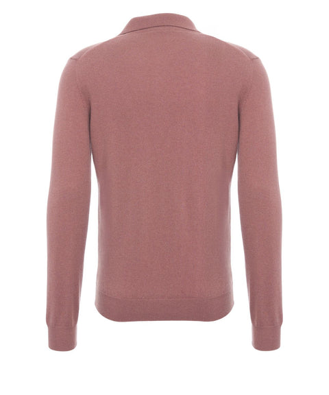 Cashmere polo sweater