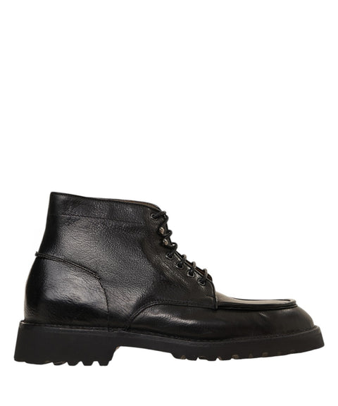 Leather boots