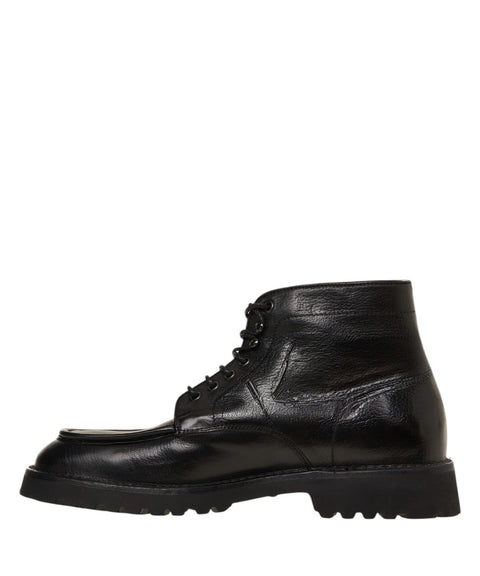 Leather boots