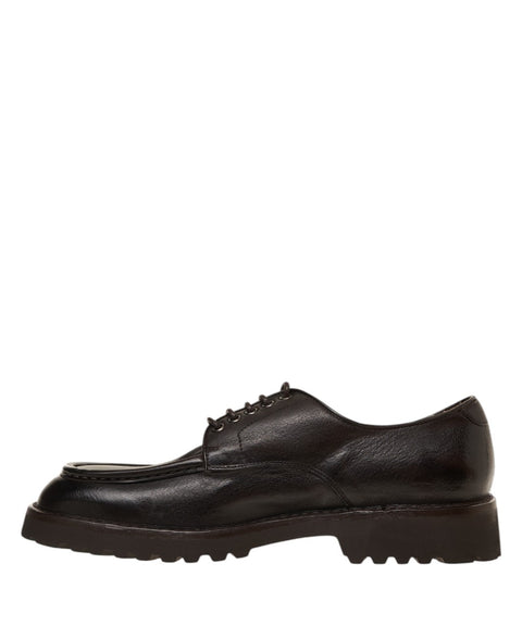 Scarpe stringate in pelle