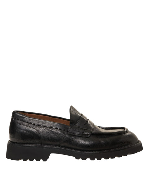 Leather loafers