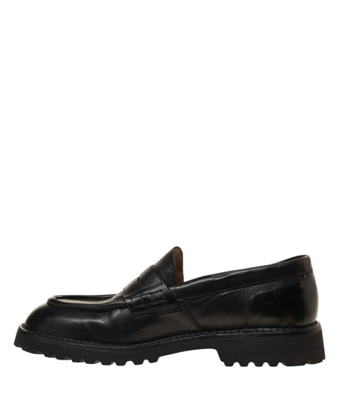 Leather loafers