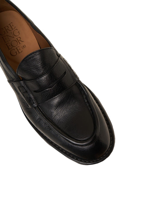 Leather loafers