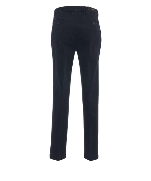 Cotton blend trousers