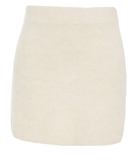 Mini skirt in alpaca
