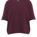 Maglia in cashmere a maniche corte