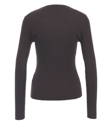 Maglia a maniche lunghe 'Henley'