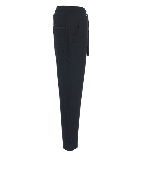 Jogging pants in wool