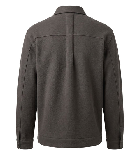 Wool jacket with epaulettes