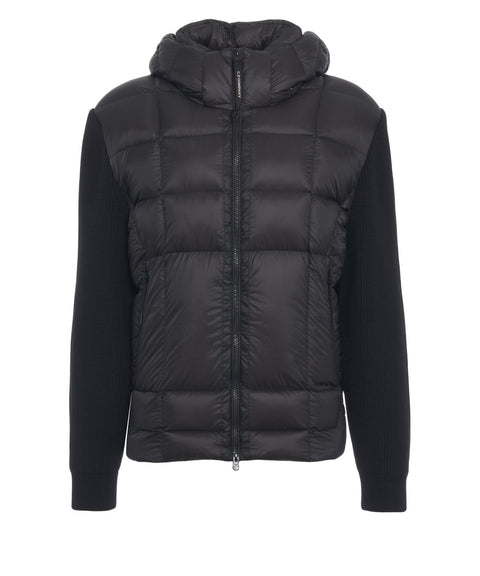 Jacket with wool sleeves