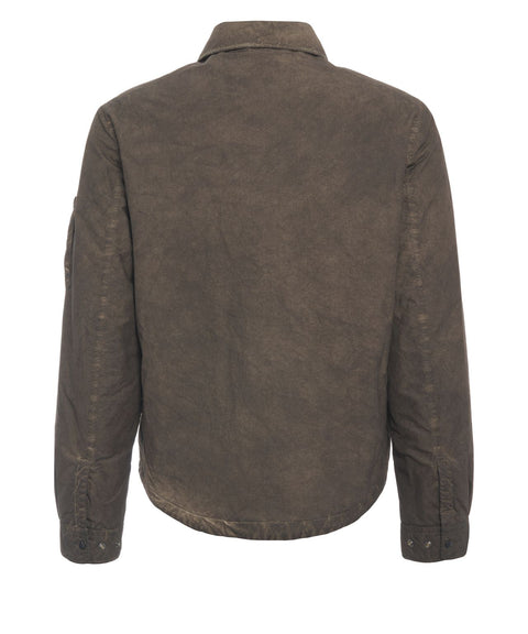 Jacket with patch chest pocket