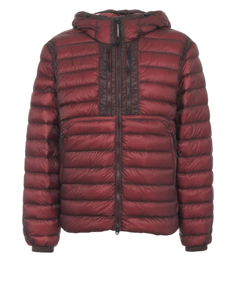 Puffer jacket with goggles