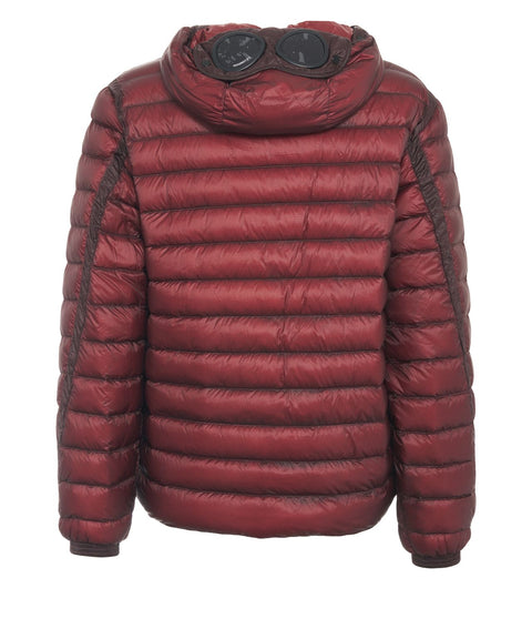 Puffer jacket with goggles